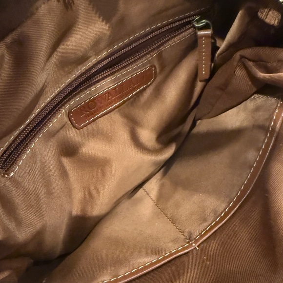 Rowallan Black & Brown Leather Bag - Picture 8 of 8